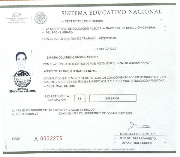 Certificado De Secundaria Electronico Guanajuato Mide 9242